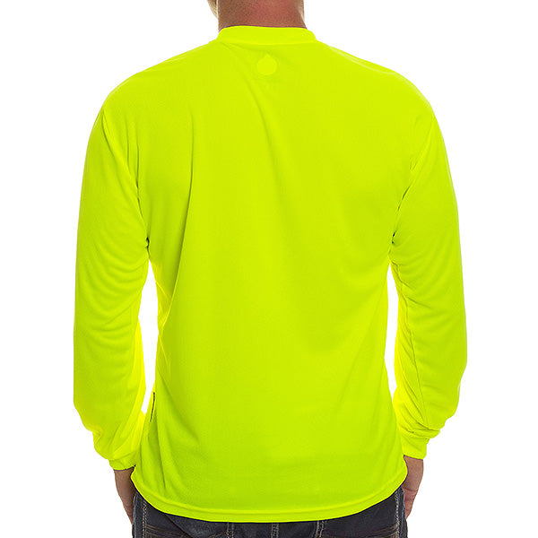 Hi-Viz Brand® Long Sleeve Dri-Fit T-Shirts with Pocket