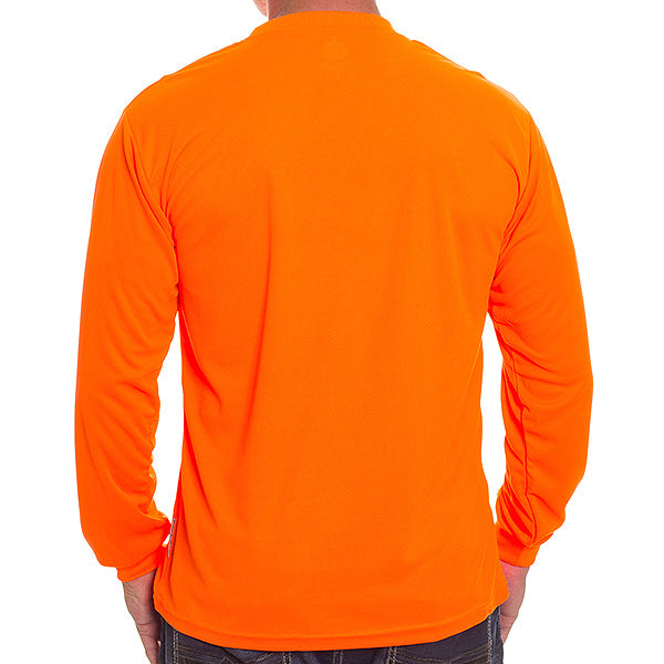 Hi-Viz Brand® Long Sleeve Dri-Fit T-Shirts with Pocket