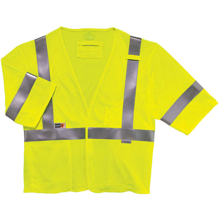 Ergodyne GloWear® Class 3 FR and Arc Rated Safety Vest (Mesh Fabric)
