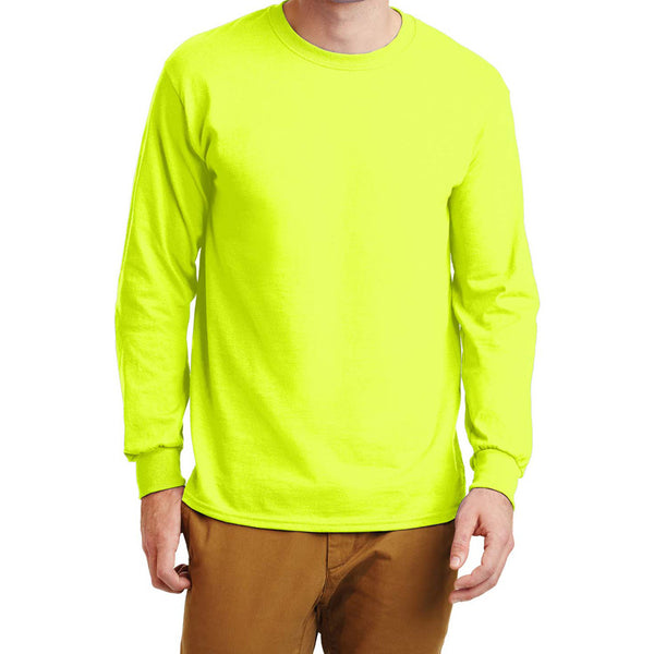 Gildan Long Sleeve Safety T-Shirt (No Pocket)