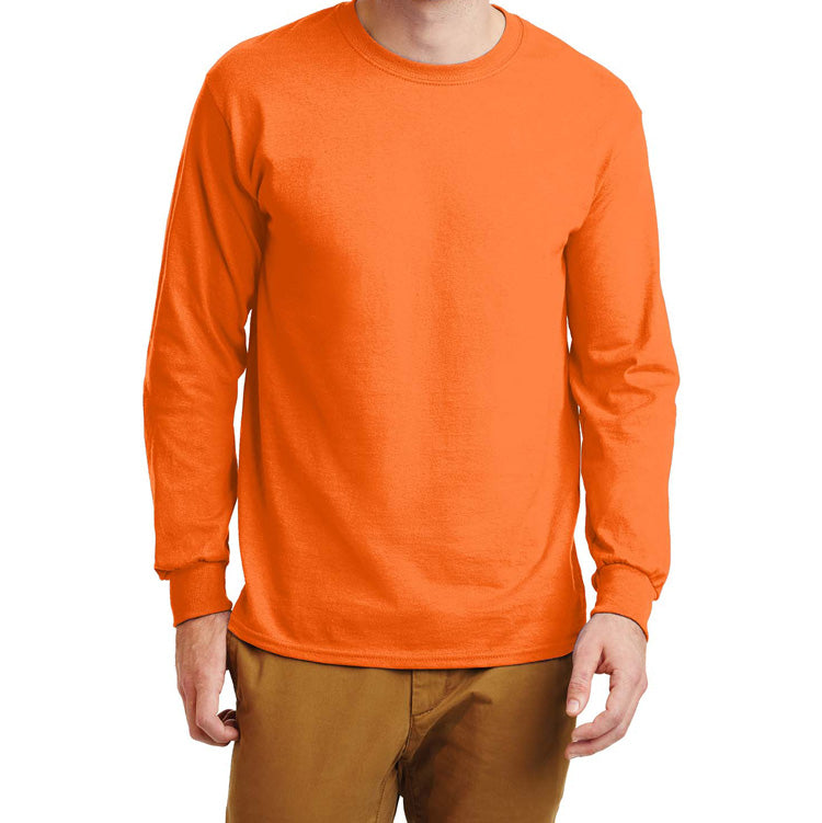 Gildan Long Sleeve Safety T-Shirt (No Pocket)