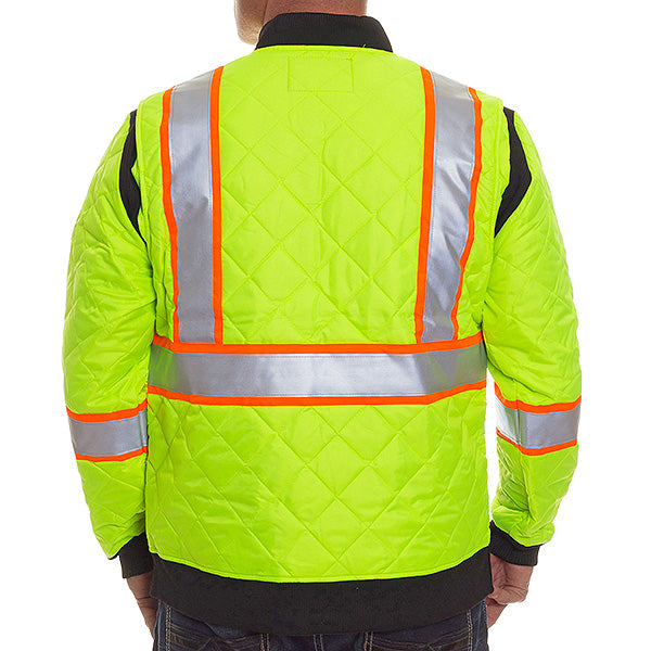 Class 3 Diamond Quilted Two-Tone Jacket