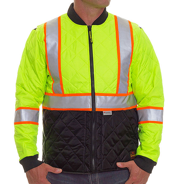 Class 3 Diamond Quilted Two-Tone Jacket