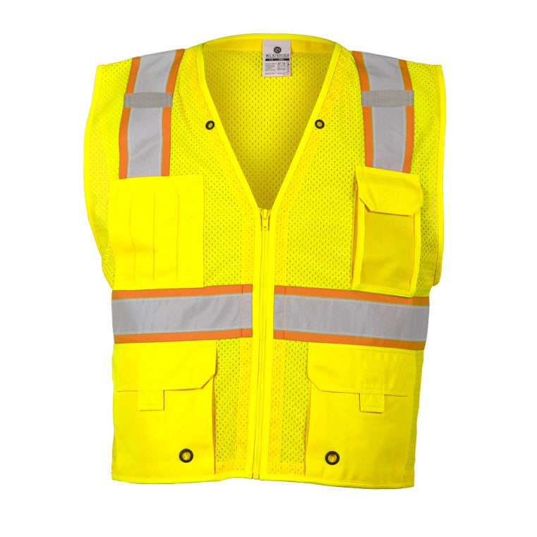 ML Kishigo Enhanced Visibility Heavy Duty Multi-Pocket Safety Vest