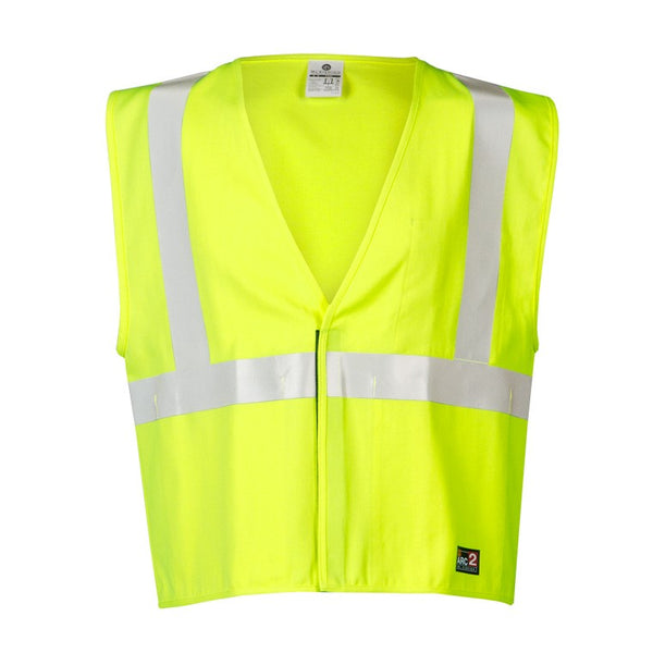 ML Kishigo Economy Class 2 FR Vest (Solid Fabric - Safety Yellow)