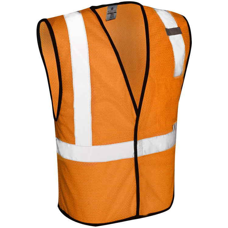 CASE OF 50 PER SIZE - ML Kishigo Economy 1 Pocket Class 2 Safety Vest (Velcro Closure)