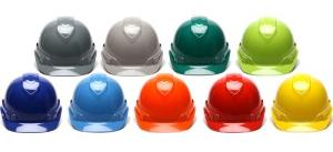 Pyramex Ridgeline Hard Hats with 4-Point Ratchet Suspension (Non-Vented)