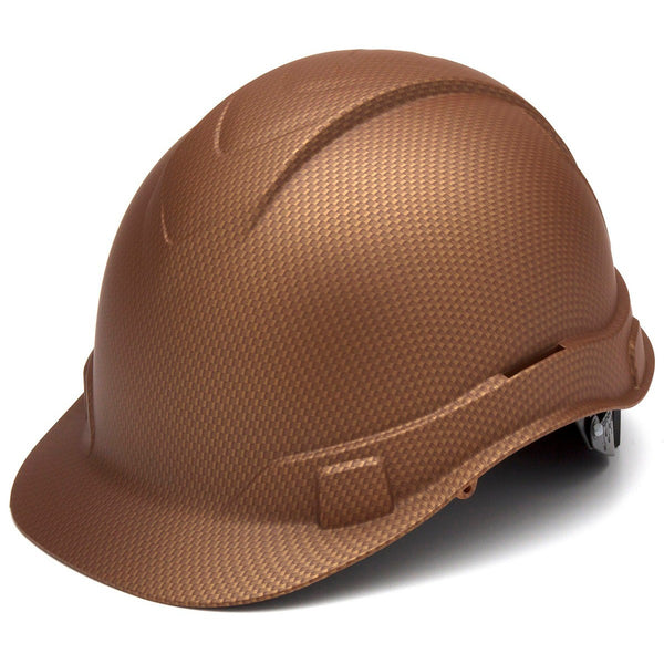 Special Edition - Copper Pattern - Pyramex Ridgeline Hard Hat with 4-Point Ratchet Suspension (Non-Vented)