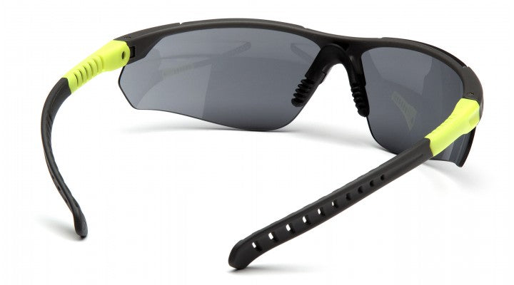 Pyramex Sitecore™ Safety Glasses (Charcoal Gray/Lime)