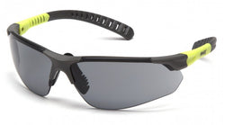 Pyramex Sitecore™ Safety Glasses (Charcoal Gray/Lime)
