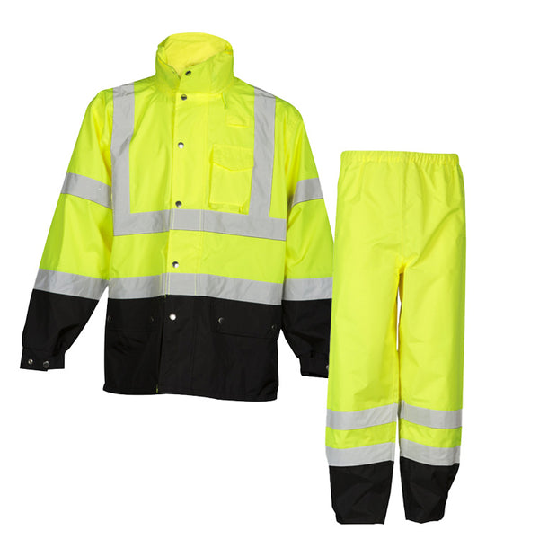 ML Kishigo Class 3 Storm Cover Rain Suit (Jacket and Pants)